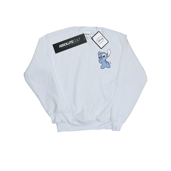 Disney Mens Lilo And Stitch Stitch Backside Breast Print Sweatshirt