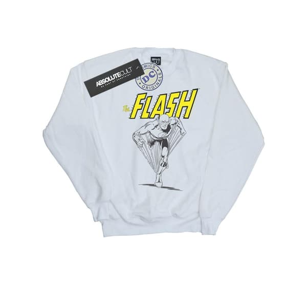 DC Comics Dam/Tjej The Flash Mono Action Pose Sweatshirt
