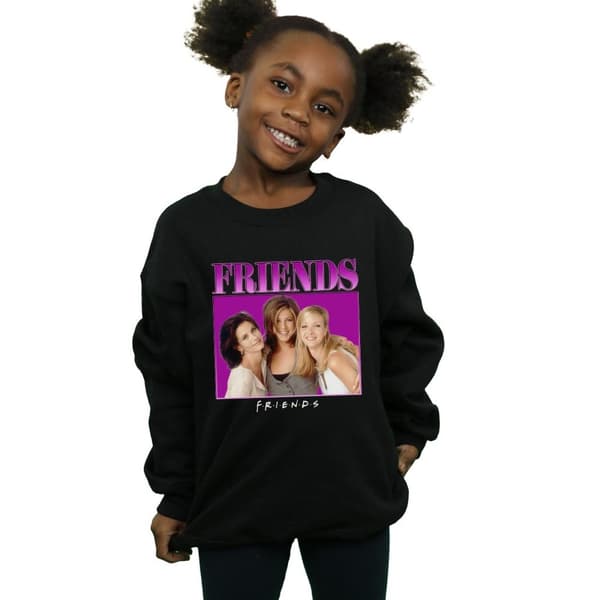 Friends Flickor Monica Rachel Phoebe Homage Sweatshirt