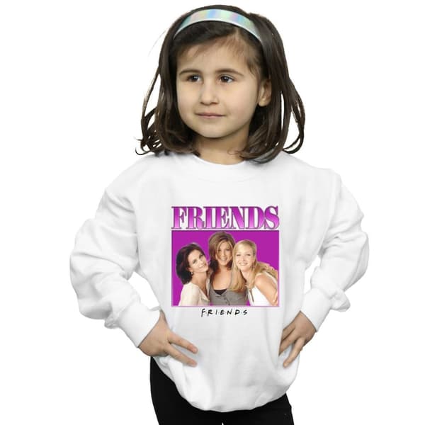 Friends Flickor Monica Rachel Phoebe Homage Sweatshirt
