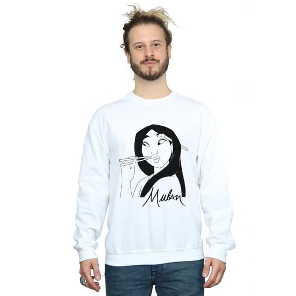 Disney Mens Mulan ätpinnar sweatshirt