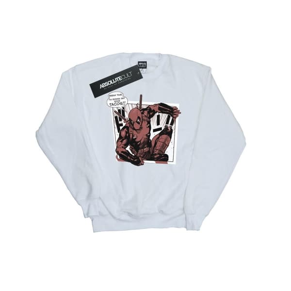 Marvel Dam/Tjej Deadpool Breaktime Tacos Sweatshirt