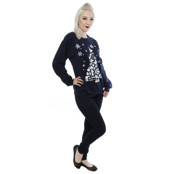 Star Wars Womens/Ladies Christmas Tree Sweatshirt
