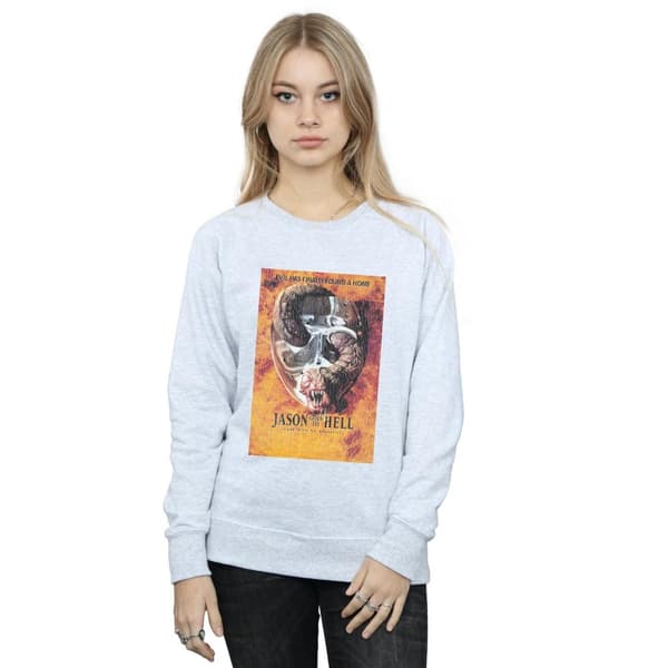 Friday The 13th Womens/Ladies Jason Goes To Hell Sweatshirt
