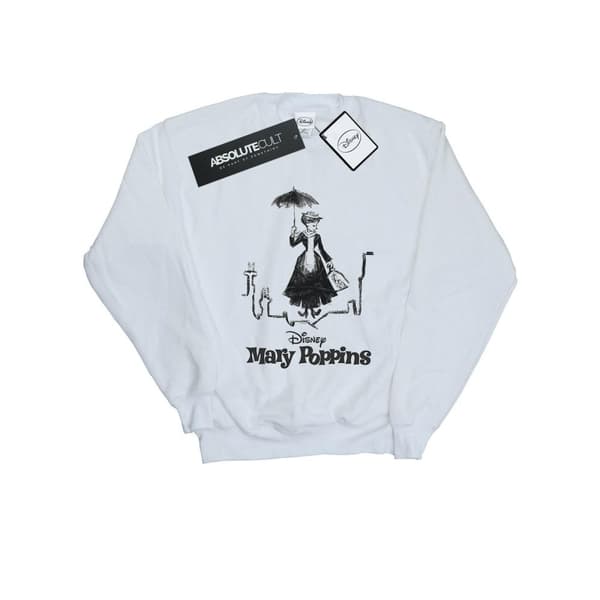 Disney Mary Poppins - Landning på taket - Sweatshirt, pojkar White 7-8 Years