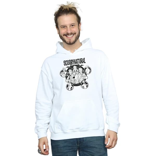Scoobynatural Mens Mono Characters Hoodie