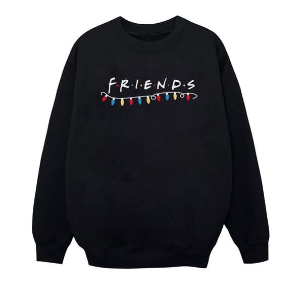 Friends Girls Christmas Lights Sweatshirt