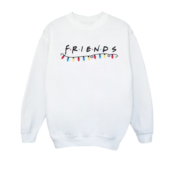 Friends Girls Christmas Lights Sweatshirt