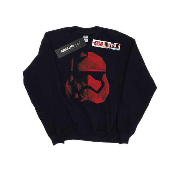Star Wars Dam/Tjej Sista Jedi Stormtrooper Röd Kubisthjälm Sweatshirt