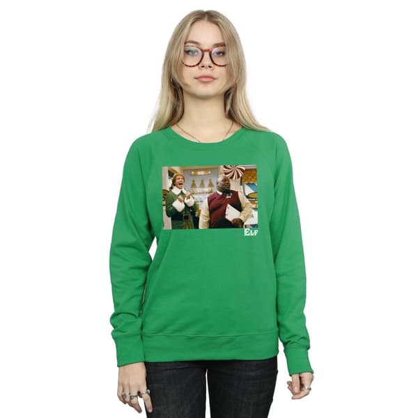 Elf Womens/Ladies Christmas Store Cheer Sweatshirt