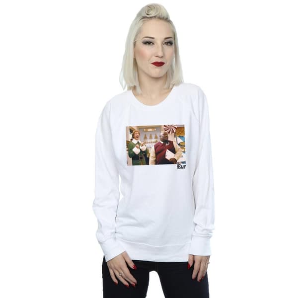 Elf Womens/Ladies Christmas Store Cheer Sweatshirt