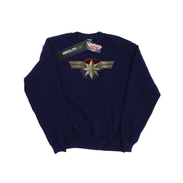 Marvel Womens/Ladies Captain Marvel Chest Emblem Sweatshirt