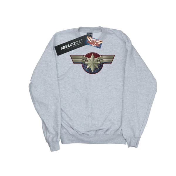Marvel Womens/Ladies Captain Marvel Chest Emblem Sweatshirt