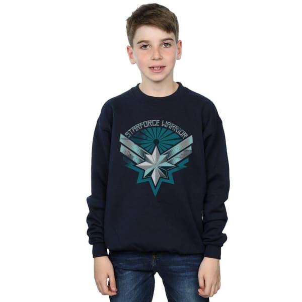 Marvel Kapten Marvel Starforce Warrior-tröja för pojkar