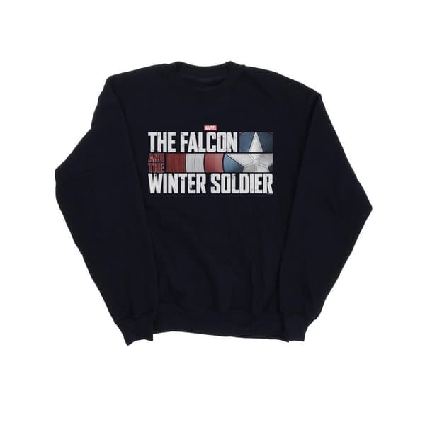 Marvel Boys The Falcon And The Winter Soldier Logo Sweatshirt
