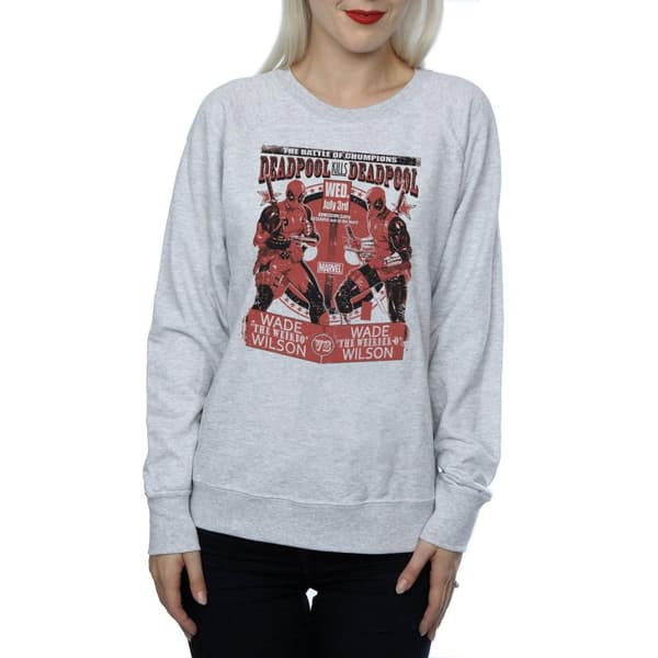 Marvel Dam/kvinnor Deadpool Vs Deadpool Sweatshirt