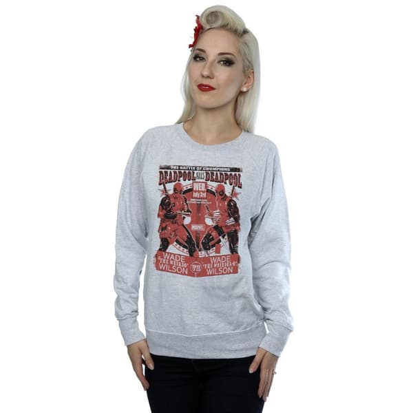 Marvel Dam/kvinnor Deadpool Vs Deadpool Sweatshirt