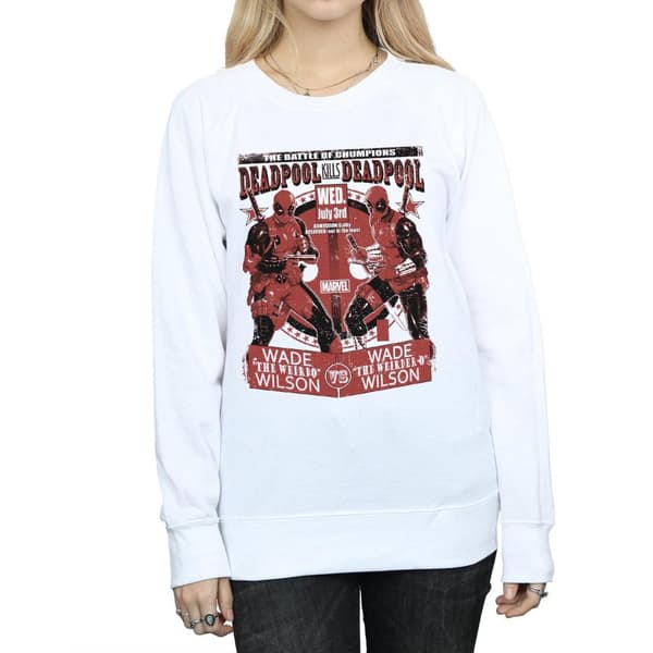 Marvel Dam/kvinnor Deadpool Vs Deadpool Sweatshirt