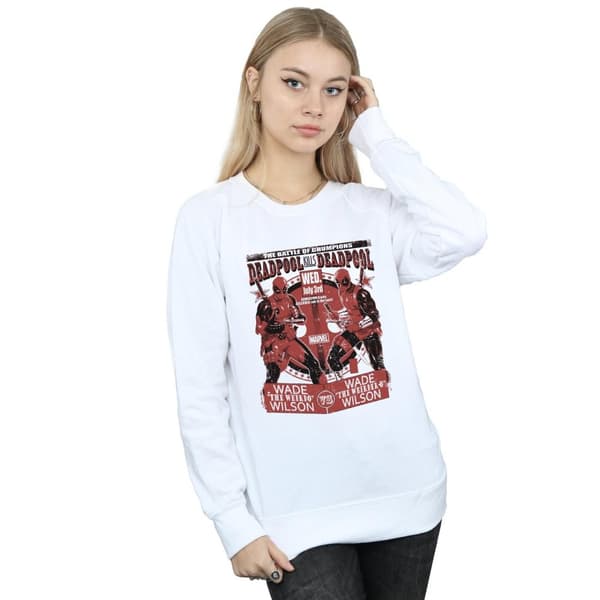 Marvel Dam/kvinnor Deadpool Vs Deadpool Sweatshirt