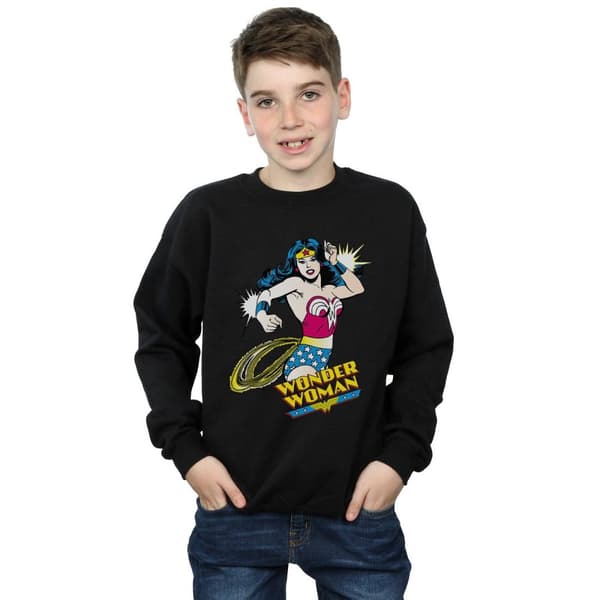 DC Comics Boys Wonder Woman Lasso Sweatshirt