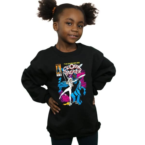 Marvel Girls Cloak And Dagger Comic Cover Sweatshirt