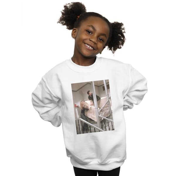 Friends Girls Sofa Stairs Photo Sweatshirt