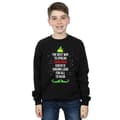 Miniatyrbild 2 av 5: Elf Sweatshirt med text för pojkar - Christmas Cheer