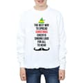 Miniatyrbild 3 av 5: Elf Sweatshirt med text för pojkar - Christmas Cheer