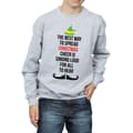 Miniatyrbild 3 av 5: Elf Sweatshirt med text för pojkar - Christmas Cheer