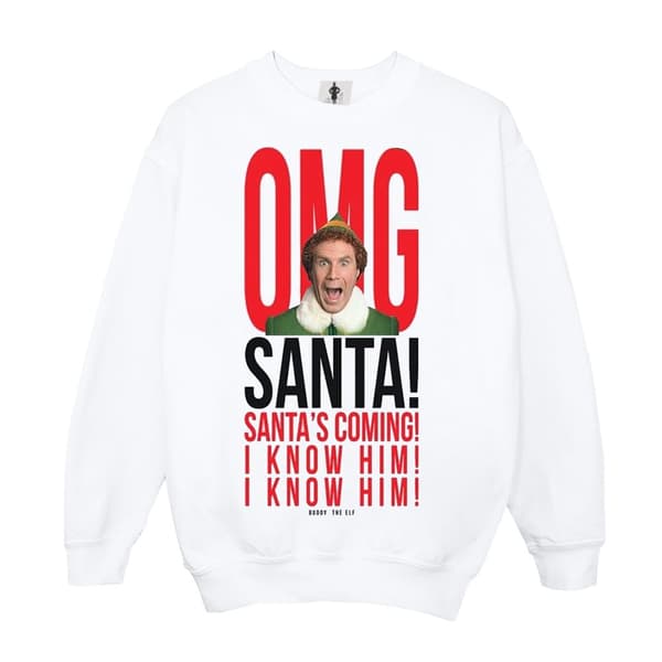 Elf Boys OMG Santa I Know Him Sweatshirt