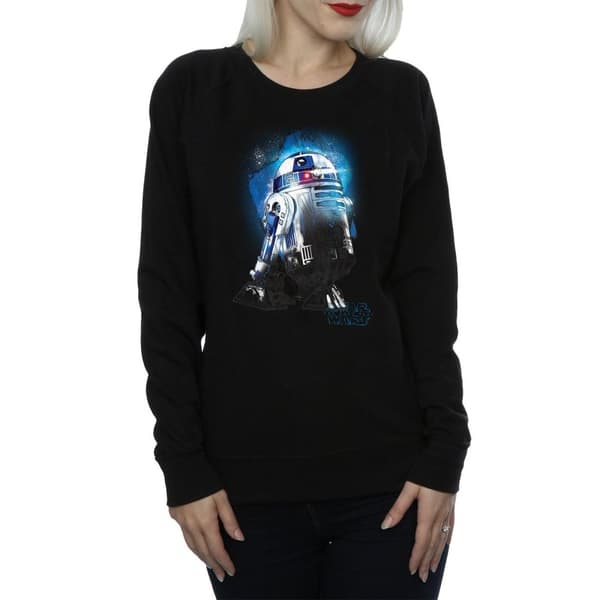 Star Wars Womens/Ladies The Last Jedi R2-D2 Brushed Sweatshirt