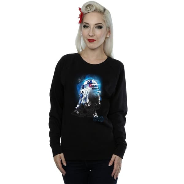 Star Wars Womens/Ladies The Last Jedi R2-D2 Brushed Sweatshirt