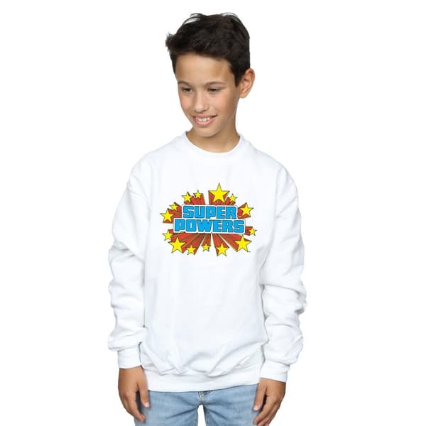 DC Comics Boys Super Powers Logo Sweatshirt