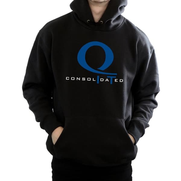 DC Comics Mens Arrow Queen Consolidated Logo Hoodie