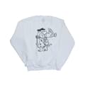 Pikkukuva 1 / 3: The Flintstones Womens/Ladies Fred and Wilma Kiss Sweatshirt