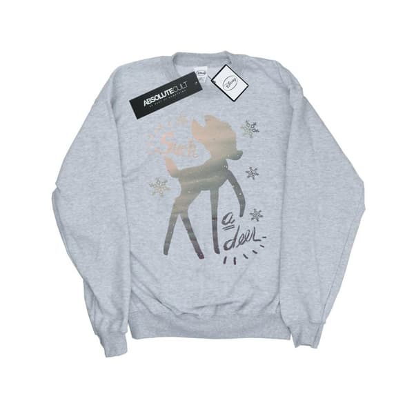 Disney Bambi vinterhjort-tröja för pojkar Sports Grey 5-6 Years
