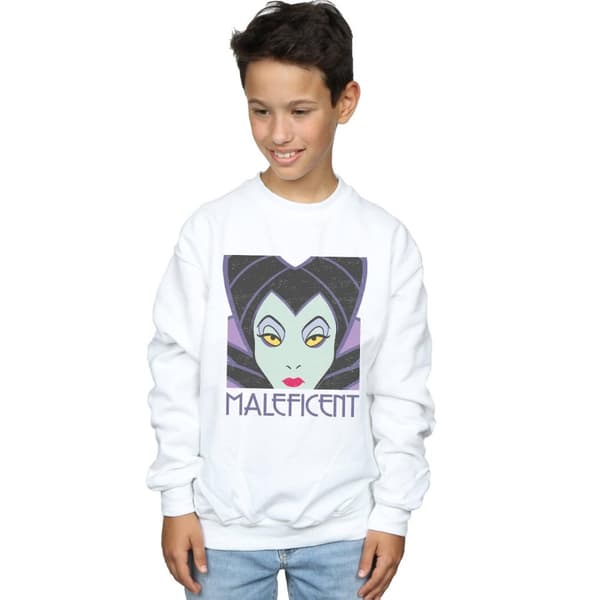 Disney Pojkar - Maleficent - Sweatshirt med croppat huvud