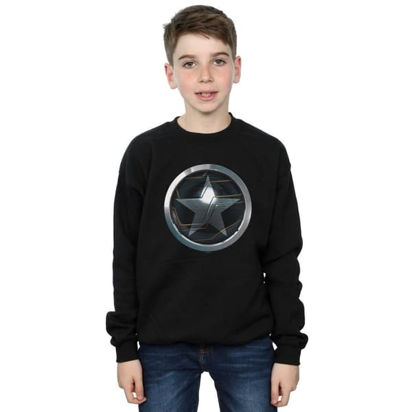 Marvel Pojkar The Falcon And The Winter Soldier - Sweatshirt med bröststjärna