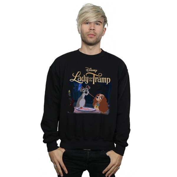 Disney Mens Lady And The Tramp Homage Sweatshirt
