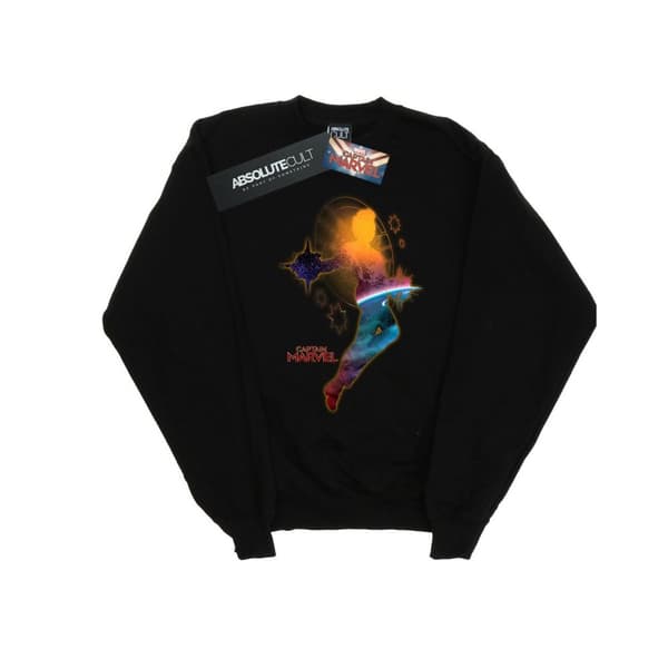 Marvel Boys Captain Marvel Nebula Flight Sweatshirt
