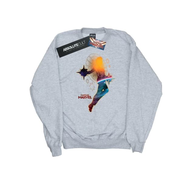 Marvel Boys Captain Marvel Nebula Flight Sweatshirt