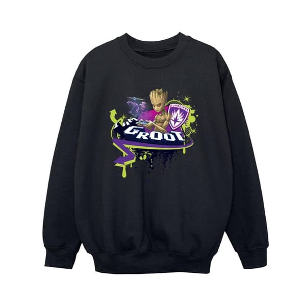 Marvel Boys Guardians Of The Galaxy Groot Gaming Holo Sweatshirt