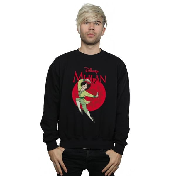 Disney Mens Mulan Dragon Circle Sweatshirt