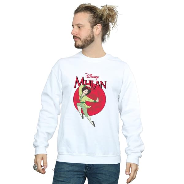 Disney Mens Mulan Dragon Circle Sweatshirt