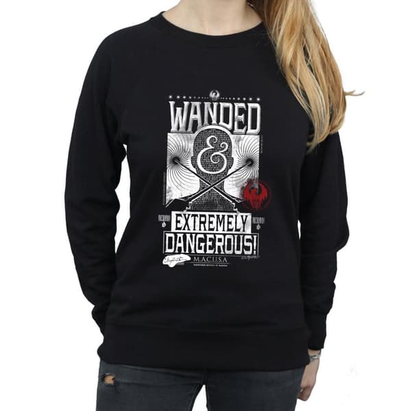 Fantastic Beasts Dam/kvinnor Wanded And Extremely Dangerous Sweatshirt