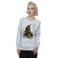 Miniatyrbild 2 av 5: Star Wars Dam/Tjej The Last Jedi Japansk Chewbacca Porgs Sweatshirt
