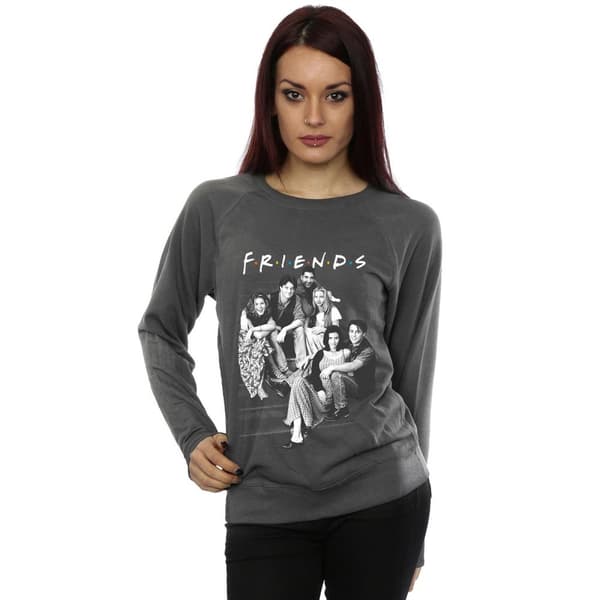 Friends Womens/Ladies Group Stairs Sweatshirt