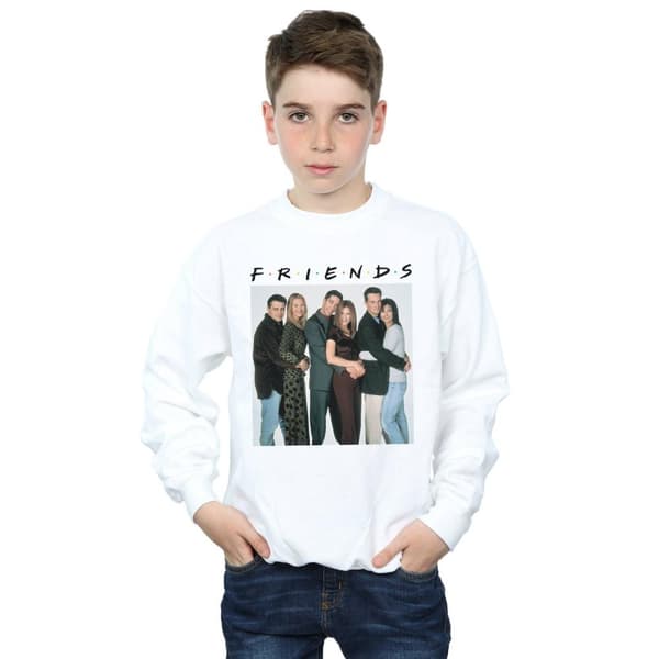 Friends Boys Group Photo Hugs Sweatshirt