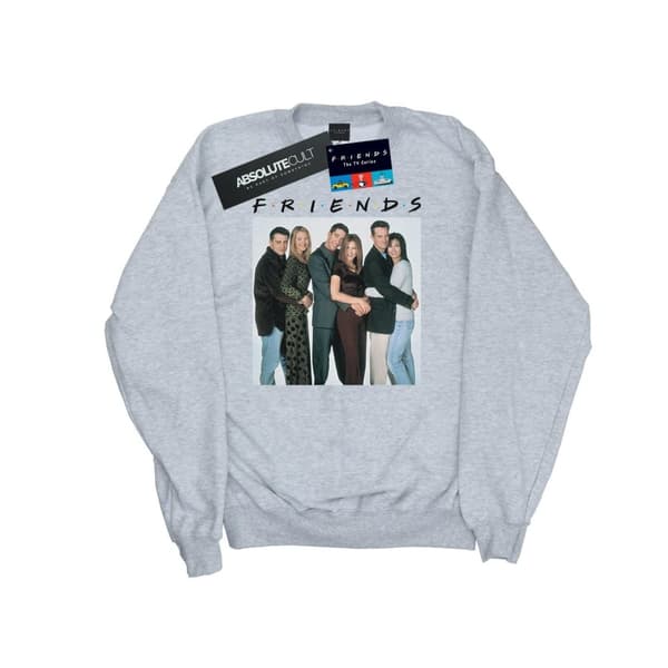 Friends Boys Group Photo Hugs Sweatshirt Sports Grey 12-13 Years