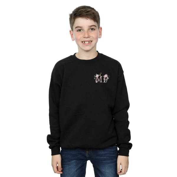 Disney Boys Mary Poppins Letter Breast Print Sweatshirt